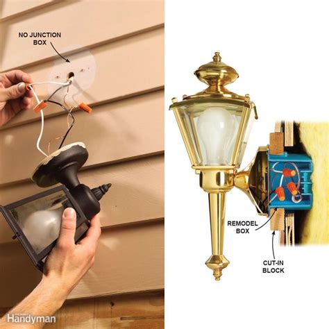 exterior sconce junction box|exterior sconce no junction box.